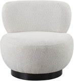 Calais Contemporary Accent Chair - Mid-Century Modern Design with Sturdy Natural Oak Base