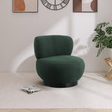 Calais Contemporary Accent Chair - Mid-Century Modern Design with Sturdy Natural Oak Base
