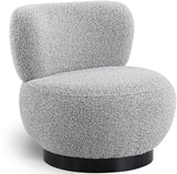 Calais Contemporary Accent Chair - Mid-Century Modern Design with Sturdy Natural Oak Base