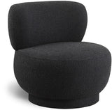 Calais Contemporary Accent Chair - Mid-Century Modern Design with Sturdy Natural Oak Base
