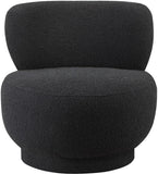 Calais Contemporary Accent Chair - Mid-Century Modern Design with Sturdy Natural Oak Base