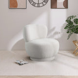 Calais Contemporary Accent Chair - Mid-Century Modern Design with Sturdy Natural Oak Base