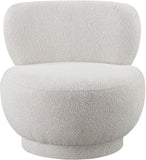Calais Contemporary Accent Chair - Mid-Century Modern Design with Sturdy Natural Oak Base