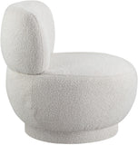 Calais Contemporary Accent Chair - Mid-Century Modern Design with Sturdy Natural Oak Base