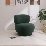 Calais Contemporary Accent Chair - Mid-Century Modern Design with Sturdy Natural Oak Base