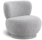 Calais Contemporary Accent Chair - Mid-Century Modern Design with Sturdy Natural Oak Base