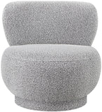 Calais Contemporary Accent Chair - Mid-Century Modern Design with Sturdy Natural Oak Base