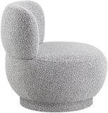 Calais Contemporary Accent Chair - Mid-Century Modern Design with Sturdy Natural Oak Base