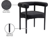 Hyatt Elegant Mid-Century Dining Chair with Solid Wood Frame for a Chic Dining Room Upgrade