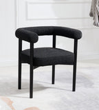 Hyatt Elegant Mid-Century Dining Chair with Solid Wood Frame for a Chic Dining Room Upgrade