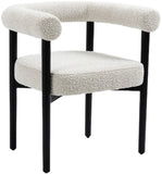 Hyatt Elegant Mid-Century Dining Chair with Solid Wood Frame for a Chic Dining Room Upgrade