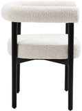 Hyatt Elegant Mid-Century Dining Chair with Solid Wood Frame for a Chic Dining Room Upgrade
