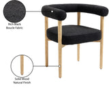 Hyatt Elegant Mid-Century Dining Chair with Solid Wood Frame for a Chic Dining Room Upgrade