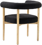 Hyatt Elegant Mid-Century Dining Chair with Solid Wood Frame for a Chic Dining Room Upgrade