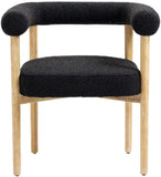 Hyatt Elegant Mid-Century Dining Chair with Solid Wood Frame for a Chic Dining Room Upgrade