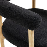 Hyatt Elegant Mid-Century Dining Chair with Solid Wood Frame for a Chic Dining Room Upgrade