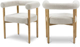 Hyatt Elegant Mid-Century Dining Chair with Solid Wood Frame for a Chic Dining Room Upgrade