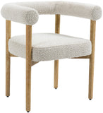 Hyatt Elegant Mid-Century Dining Chair with Solid Wood Frame for a Chic Dining Room Upgrade