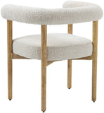 Hyatt Elegant Mid-Century Dining Chair with Solid Wood Frame for a Chic Dining Room Upgrade