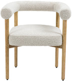 Hyatt Elegant Mid-Century Dining Chair with Solid Wood Frame for a Chic Dining Room Upgrade