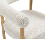 Hyatt Elegant Mid-Century Dining Chair with Solid Wood Frame for a Chic Dining Room Upgrade
