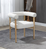 Hyatt Elegant Mid-Century Dining Chair with Solid Wood Frame for a Chic Dining Room Upgrade