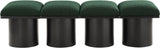 Pavilion - 4 Piece Modular Bench With Black Base