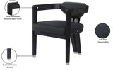 Carlyle Contemporary Dining Chair - Elegant Faux Leather Upholstery with Solid Wood Frame Design