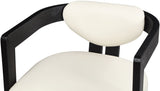 Carlyle Contemporary Dining Chair - Elegant Faux Leather Upholstery with Solid Wood Frame Design
