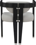Carlyle Contemporary Dining Chair - Elegant Faux Leather Upholstery with Solid Wood Frame Design