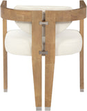 Carlyle Contemporary Dining Chair - Elegant Faux Leather Upholstery with Solid Wood Frame Design