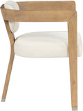Carlyle Contemporary Dining Chair - Elegant Faux Leather Upholstery with Solid Wood Frame Design