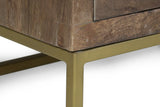 VARIN 17" Rustic Modern Nightstand