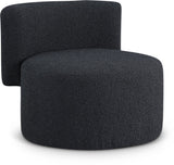Como Contemporary Accent Chair with Curved Back Design for Stylish Home Decor and Comfort