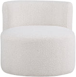 Como Contemporary Accent Chair with Curved Back Design for Stylish Home Decor and Comfort