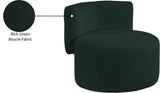 Como Contemporary Accent Chair with Curved Back Design for Stylish Home Decor and Comfort