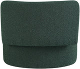 Como Contemporary Accent Chair with Curved Back Design for Stylish Home Decor and Comfort