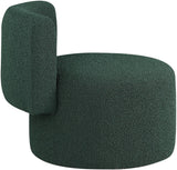 Como Contemporary Accent Chair with Curved Back Design for Stylish Home Decor and Comfort