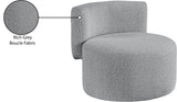 Como Contemporary Accent Chair with Curved Back Design for Stylish Home Decor and Comfort