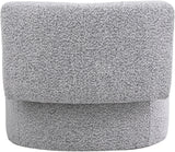 Como Contemporary Accent Chair with Curved Back Design for Stylish Home Decor and Comfort