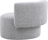 Como Contemporary Accent Chair with Curved Back Design for Stylish Home Decor and Comfort