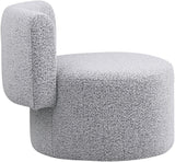 Como Contemporary Accent Chair with Curved Back Design for Stylish Home Decor and Comfort