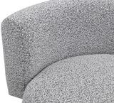 Como Contemporary Accent Chair with Curved Back Design for Stylish Home Decor and Comfort