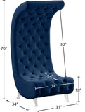 Crescent Modern Accent Chair with Soft Velvet Upholstery and Chic Acrylic Legs for Stylish Spaces