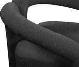 Otto Contemporary Accent Chair with Curved Back, Stylish Design, and Comfortable Seating Experience