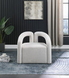 Otto Contemporary Accent Chair with Curved Back, Stylish Design, and Comfortable Seating Experience