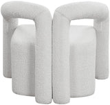 Otto Contemporary Accent Chair with Curved Back, Stylish Design, and Comfortable Seating Experience