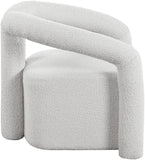 Otto Contemporary Accent Chair with Curved Back, Stylish Design, and Comfortable Seating Experience