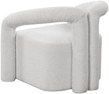 Otto Contemporary Accent Chair with Curved Back, Stylish Design, and Comfortable Seating Experience