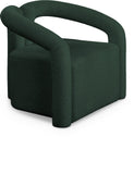 Otto Contemporary Accent Chair with Curved Back, Stylish Design, and Comfortable Seating Experience